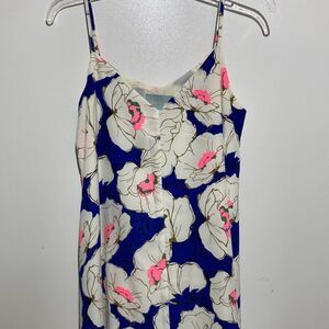 Skies Are Blue Women's Multicolor Floral Sleeveless Slip Dress Size Medium
